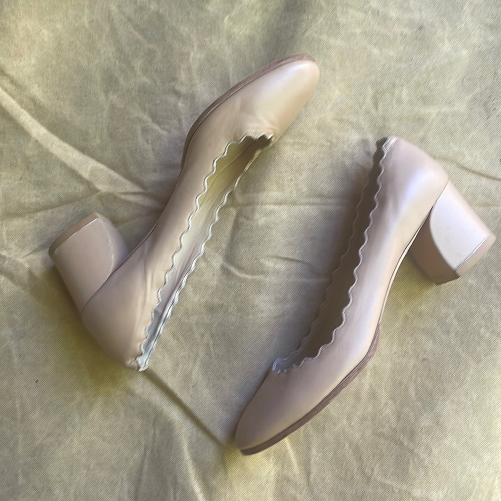 Chloe Scalloped Heel